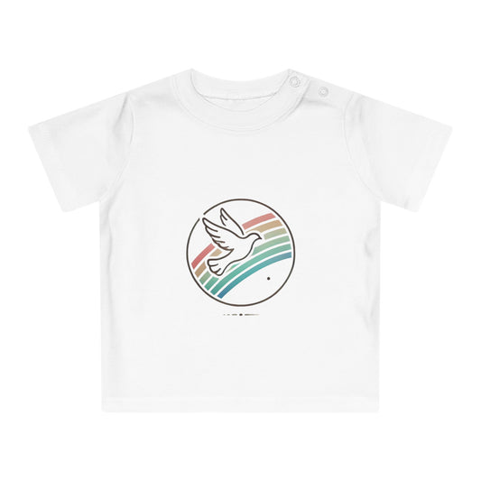Rainbow Dove Baby T-Shirt - God's Promise Tee for Children